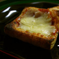 haruku221's cooksnap of when they made ＊簡単＊節約＊うす揚げピザ.