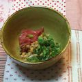 おはなすき's cooksnap of when they made 納豆ご飯に紅生姜♪.