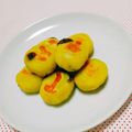 まあまま☆0403's cooksnap of when they made レーズン入り♪さつま芋のいも餅.