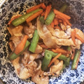 ゆか＊みく's cooksnap of when they made いんげんと豚肉の焼肉のタレ炒め♫.