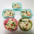 ポニーリボン's cooksnap of when they made 離乳食に☆ほうれん草とにんじんの蒸しパン.