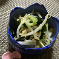 広野のタイタン's cooksnap of when they made 揚げ玉で「もやしとわかめのたぬき和え」.