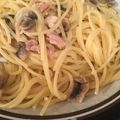 pumpkin23's cooksnap of when they made 超簡単！！きのこのクリームパスタ★☆.