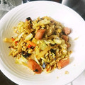 ねぞろ's cooksnap of when they made 時短♪キャベツたっぷりポトフ風 卵とじ.