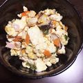 メロンパンケーキ's cooksnap of when they made カンタン★ベーコン入り◎洋風いり豆腐◎.