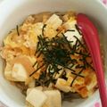 コタヒメ's cooksnap of when they made 豆腐とパン粉で☆カツ煮風卵とじ*.