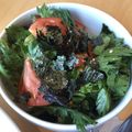 micvany's cooksnap of when they made 春菊と海苔の胡麻油サラダ.