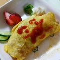 4double5's cooksnap of when they made 簡単ふわふわ♪♪定番のオムライス～❤❤❤.