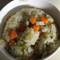もりのりころ's cooksnap of when they made ずーっと弱火で、パラパラ炒飯.