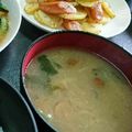 2児ママみきてぃ's cooksnap of when they made ナメコ味噌汁.