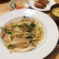 クックパッドごはん部's cooksnap of when they made 鶏とほうれん草の和風スパゲティ.