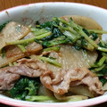 moist's cooksnap of when they made ☆大根・豚肉・豆苗マヨ炒め☆.