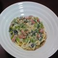 モゲ☆'s cooksnap of when they made 簡単！　クリームソースのパスタ.