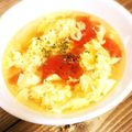 クックD989SP☆'s cooksnap of when they made 余ったトマト缶で☆トマト卵スープ.