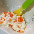 nachichoco's cooksnap of when they made 離乳食７か月～　にんじんの白和え.