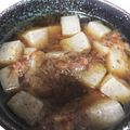 ロゼップル's cooksnap of when they made 全部レンジで！味染みこんにゃくの白だし煮.