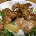 バムケロ空の旅's cooksnap of when they made やみつき焼き鳥丼(๑´ڡ`๑).