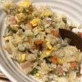 あけぱんまん♡'s cooksnap of when they made 青シソ入りガーリックチャーハン.