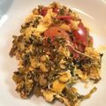 ヒゲヒゲヒゲ's cooksnap of when they made 高菜漬けと卵とトマトの炒めもの.