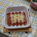 ラリー＆サラ's cooksnap of when they made 簡単お弁当✿ウィンナーケチャチーズ焼き.