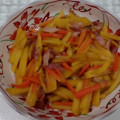 さーパパ's cooksnap of when they made じゃがいもとにんじんの千切り炒め.