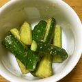 楽しく料理♪'s cooksnap of when they made 子供も大好き☆きゅうりで簡単に☆.