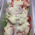 yasukova's cooksnap of when they made レンジで簡単♪トマトとアボカドのチーズ焼.