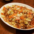 メオちゃん's cooksnap of when they made 白菜と豚肉とくずきりオイスターソース炒め.