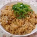 くっくのん's cooksnap of when they made 旨っ!ご飯の友☆おからふりかけジャコ玉丼.