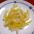 藍色の部屋TOKU's cooksnap of when they made ぶんたんの皮の砂糖漬け.