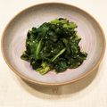 RIEK♡K♡'s cooksnap of when they made かき菜(or菜花)のゴマ油炒め.