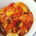 mobu☆'s cooksnap of when they made 鶏肉としめじのトマト煮込み.