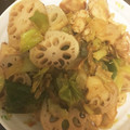 nishimo's cooksnap of when they made 鶏とレンコンのねぎ塩炒め.