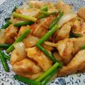 ゆみらんたん's cooksnap of when they made 鶏肉とにんにくの芽のXO醤炒め.