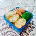 ☆むさし☆'s cooksnap of when they made お弁当に☆三つ葉と桜えびの卵焼き.
