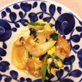 chankko's cooksnap of when they made エリンギ、お麩、油揚げの卵とじ.