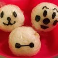 ゆきさく♪'s cooksnap of when they made キャラ弁 ベイマックスおにぎり.