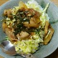 クック6DWGRS☆'s cooksnap of when they made 【一人暮しのお弁当】甘辛焼き鳥丼.