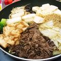 ♡キイロイトリ♡'s cooksnap of when they made スキ！スキ！すき焼き（関西風）.