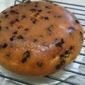 あづーる's cooksnap of when they made サクフワ♥チョコバナナの炊飯器ケーキ.