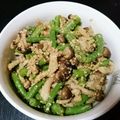 ★ちぃ★'s cooksnap of when they made インゲンとしめじのゴマぽん和え.