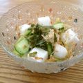 二角形's cooksnap of when they made はんぺんのサラダ♪冷奴風♪.
