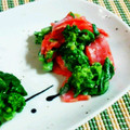 SP♪'s cooksnap of when they made 菜の花とスモークサーモンのマスタード和え.