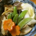 低カロ探検隊's cooksnap of when they made 精進　春野菜と車麩の煮物.