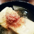 mocoann430's cooksnap of when they made 出汁までおいしく！揚げない揚げだし豆腐.