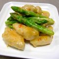 てぃぐまな's cooksnap of when they made ✿　アスパラと鶏肉のスイマヨ炒め　✿.