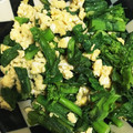 Suzucca's cooksnap of when they made 麺つゆで簡単！菜の花と炒り卵のお浸し♡.