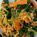 アイボーン's cooksnap of when they made 切干大根＆ほうれん草の胡麻和え☆めんつゆ.