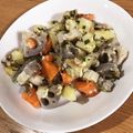 MI★monkey's cooksnap of when they made チーズがとろける根菜のガーリック炒め.