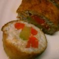 ぴり☆'s cooksnap of when they made 簡単！オクラと人参の鶏ミンチ巻き♪.
